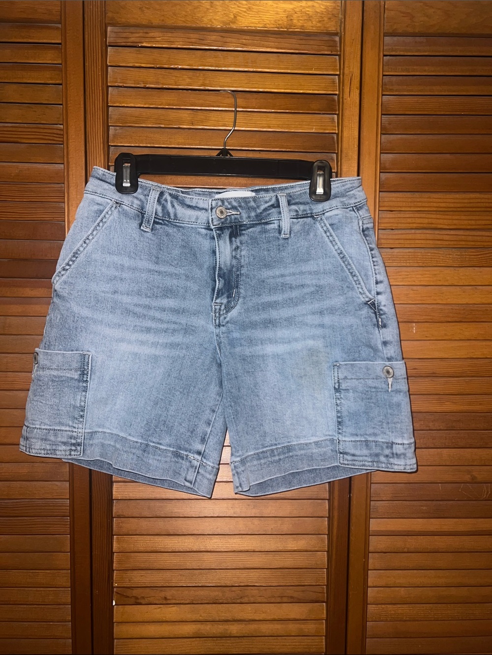 Women's Light Blue Denim Jean Shorts